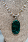 Zosia Necklace | Malachite