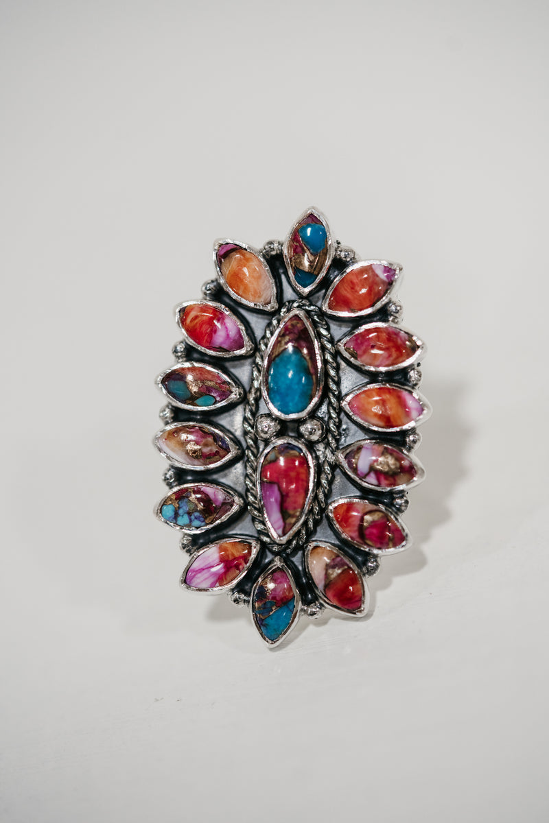 Perra Ring | Pink Spiny Turquoise