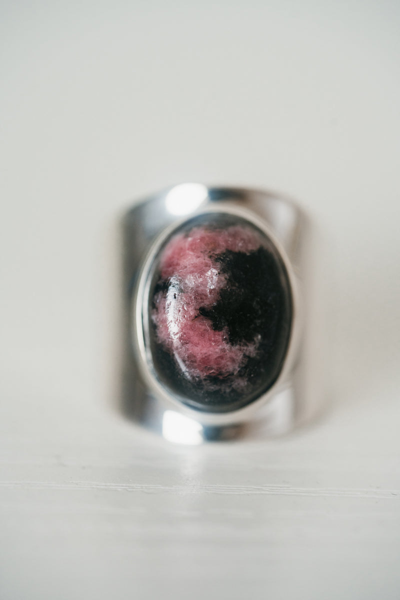 Rosita Ring | Pink Rhodonite