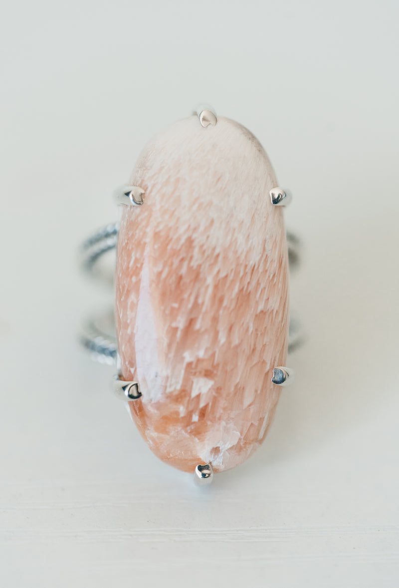 Lynn Ring | Pink Scolecite