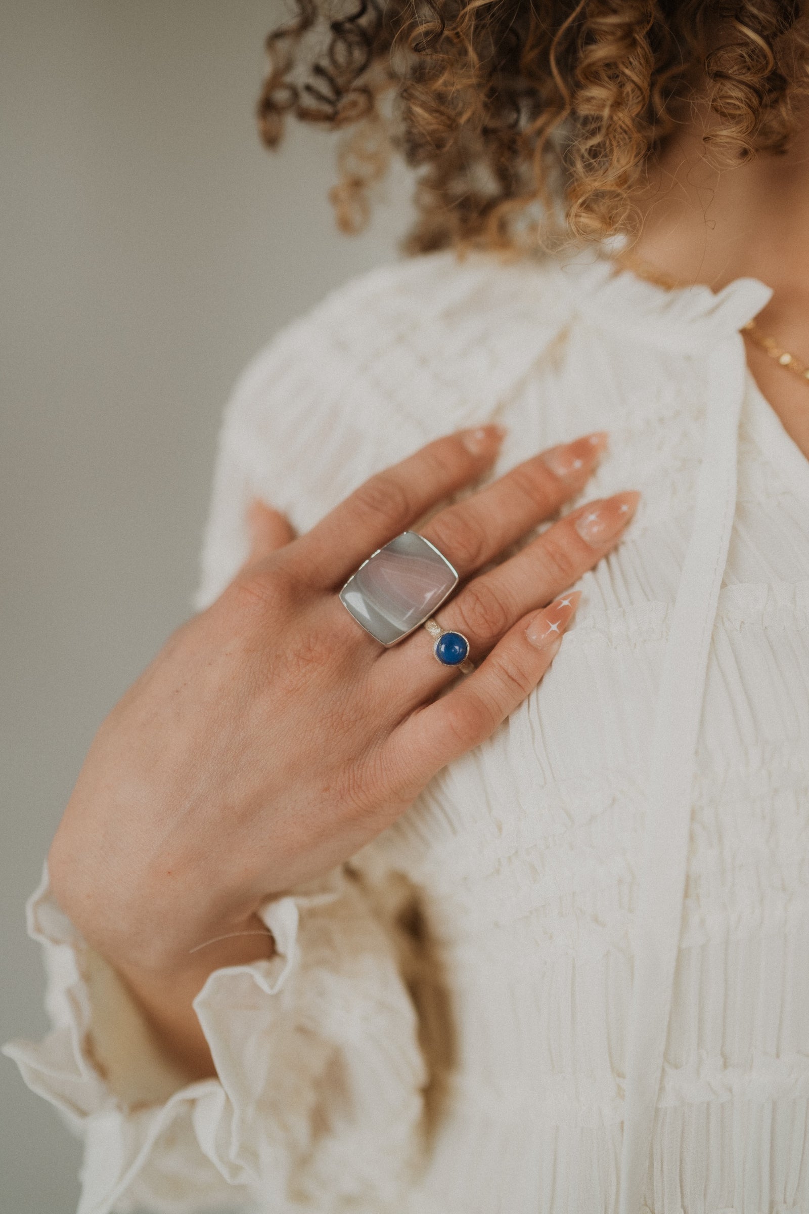 Farley Ring | Red Botswana Agate