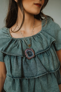 Tara Necklace | Purple