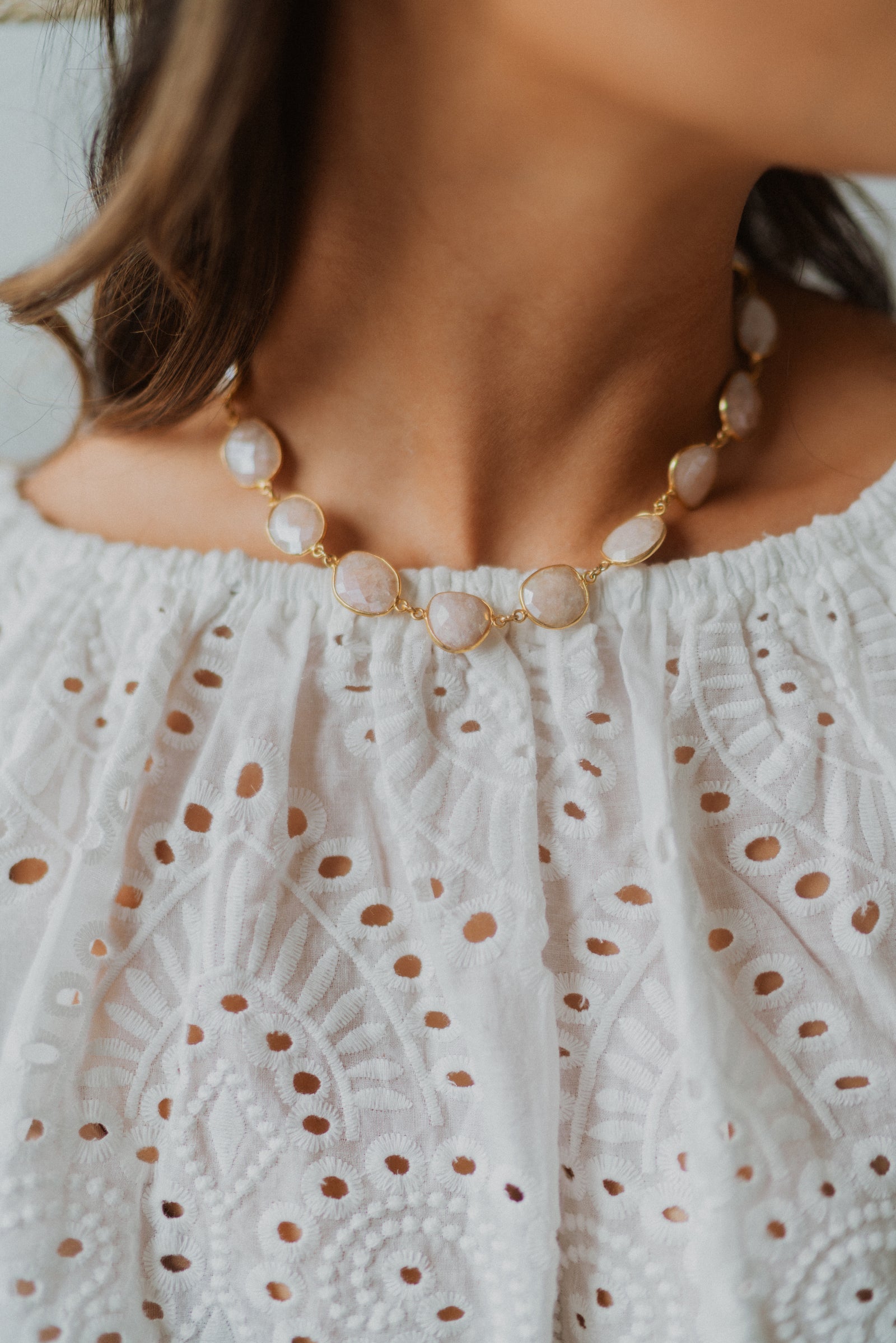 Lynnette Necklace | Pink