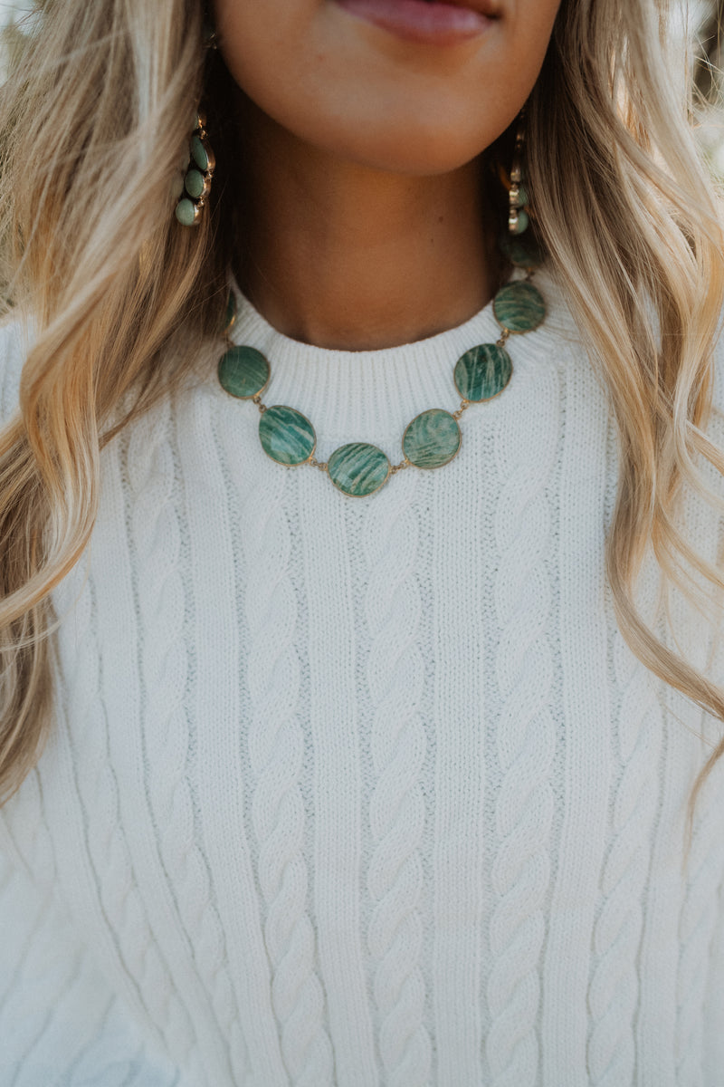 Get It Right Necklace | Amazonite