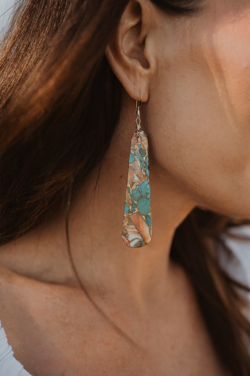 Evangeline Earrings | #2 | Spiny Turquoise