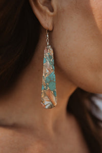 Evangeline Earrings | #2 | Spiny Turquoise