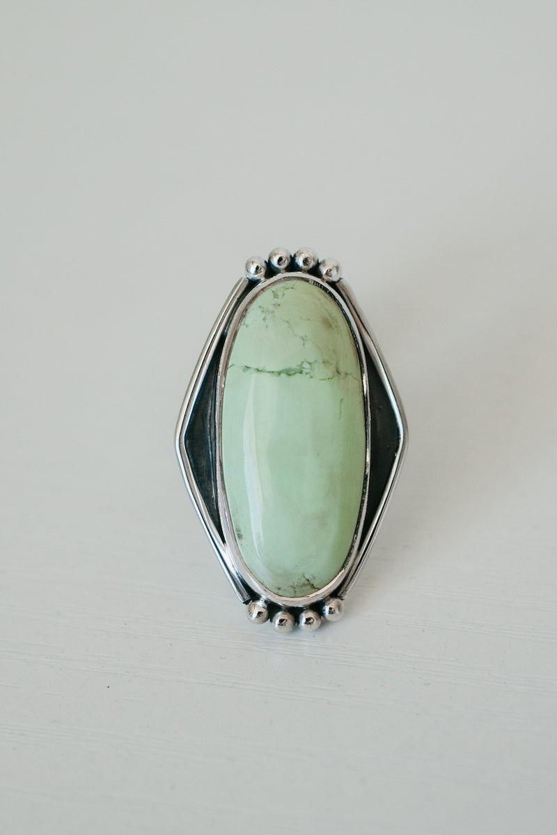 Jenni Kait Ring | Lemon Chrysoprase