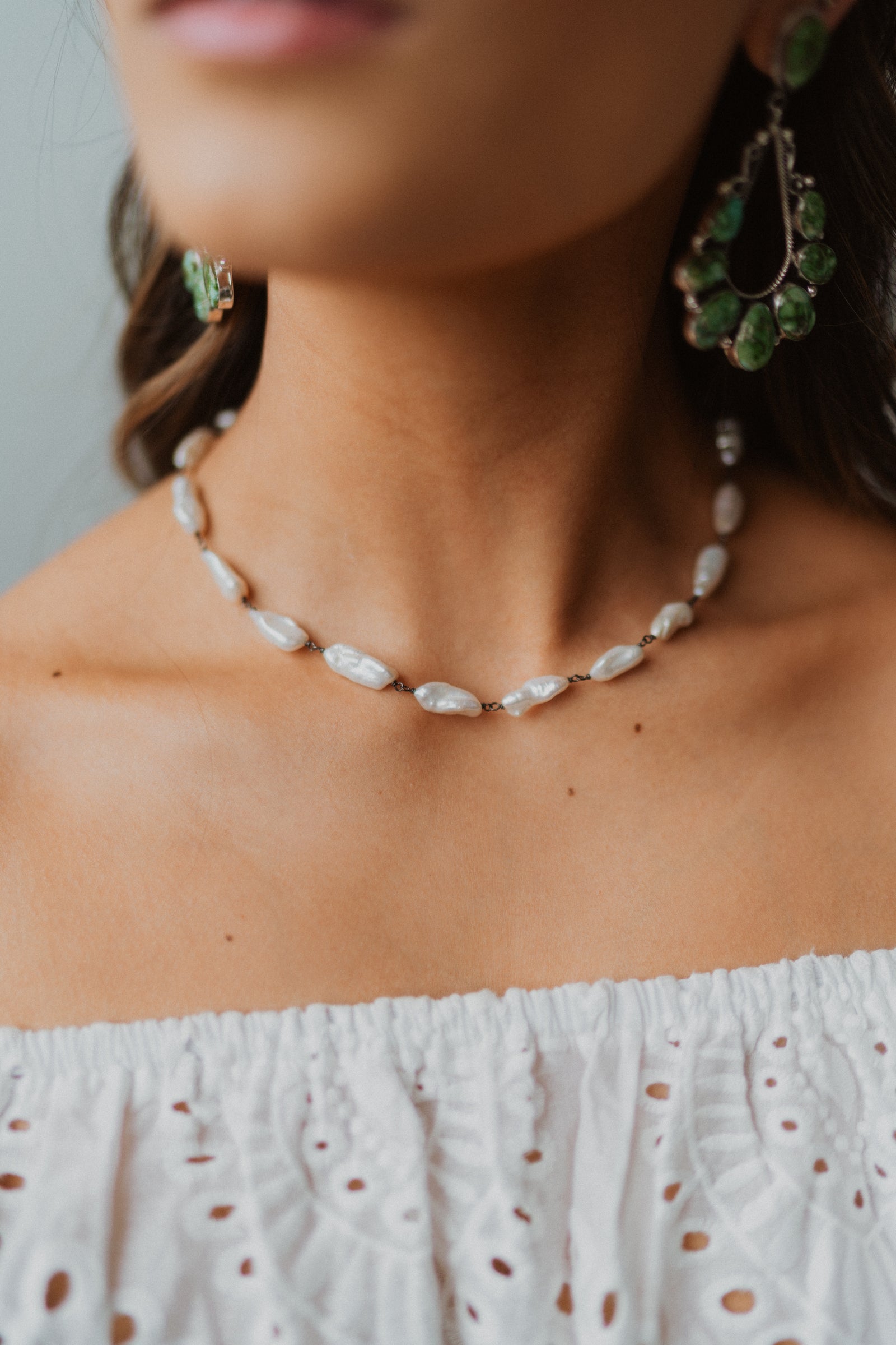 Jacey Necklace | Fresh Water Pearl