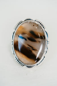 Xenia Ring | Montana Agate | #2