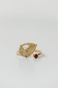 Seashore Ring | Ruby + Multi Sapphire