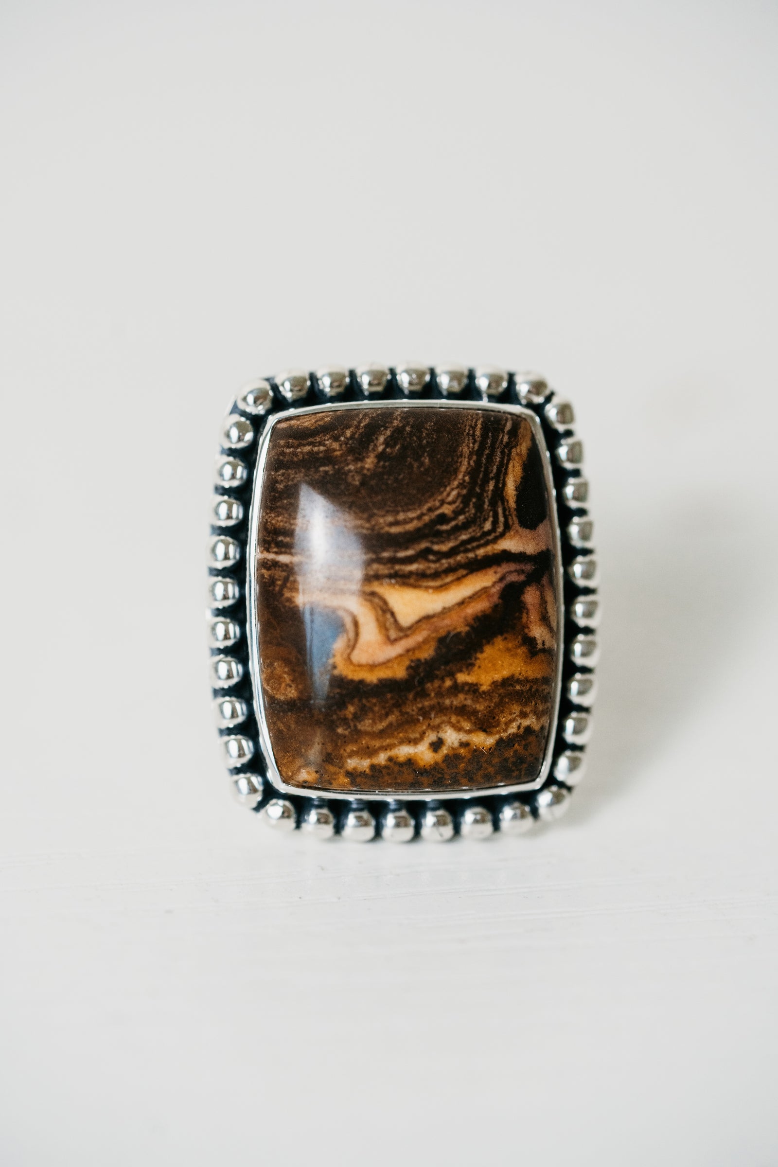 Davenport Ring | Blackout Jasper