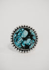 Marcus Ring | #2 | Carved Turquoise