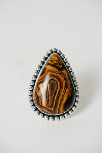 Davenport Ring | Blackout Jasper