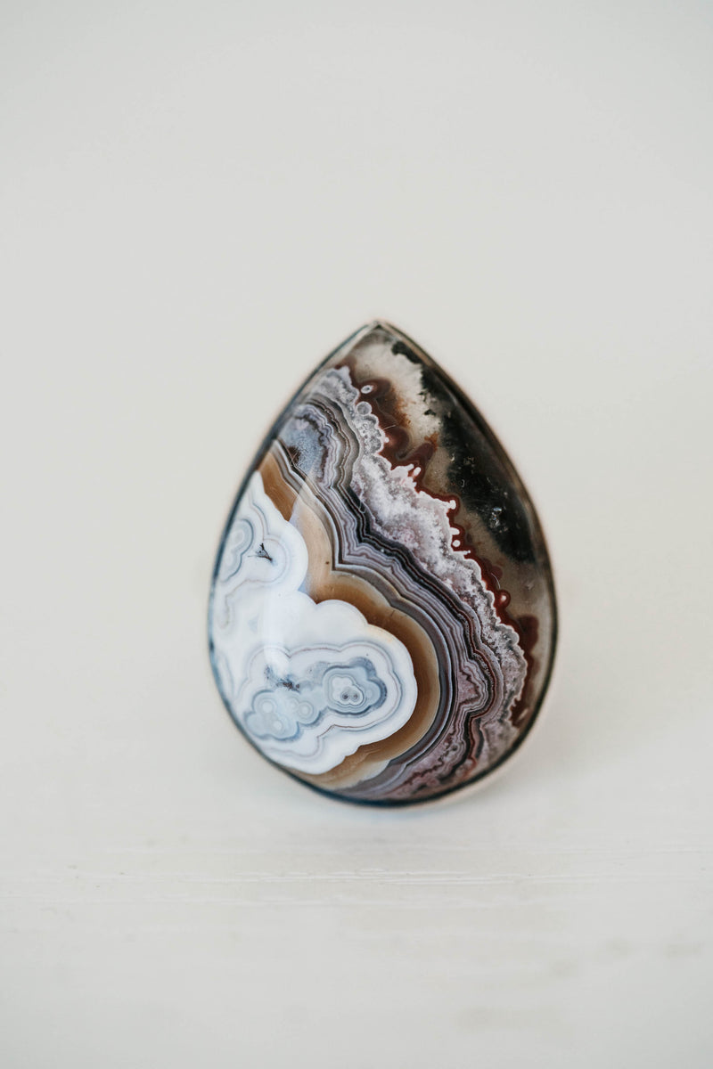Lenny Ring | Crazy Lace Agate