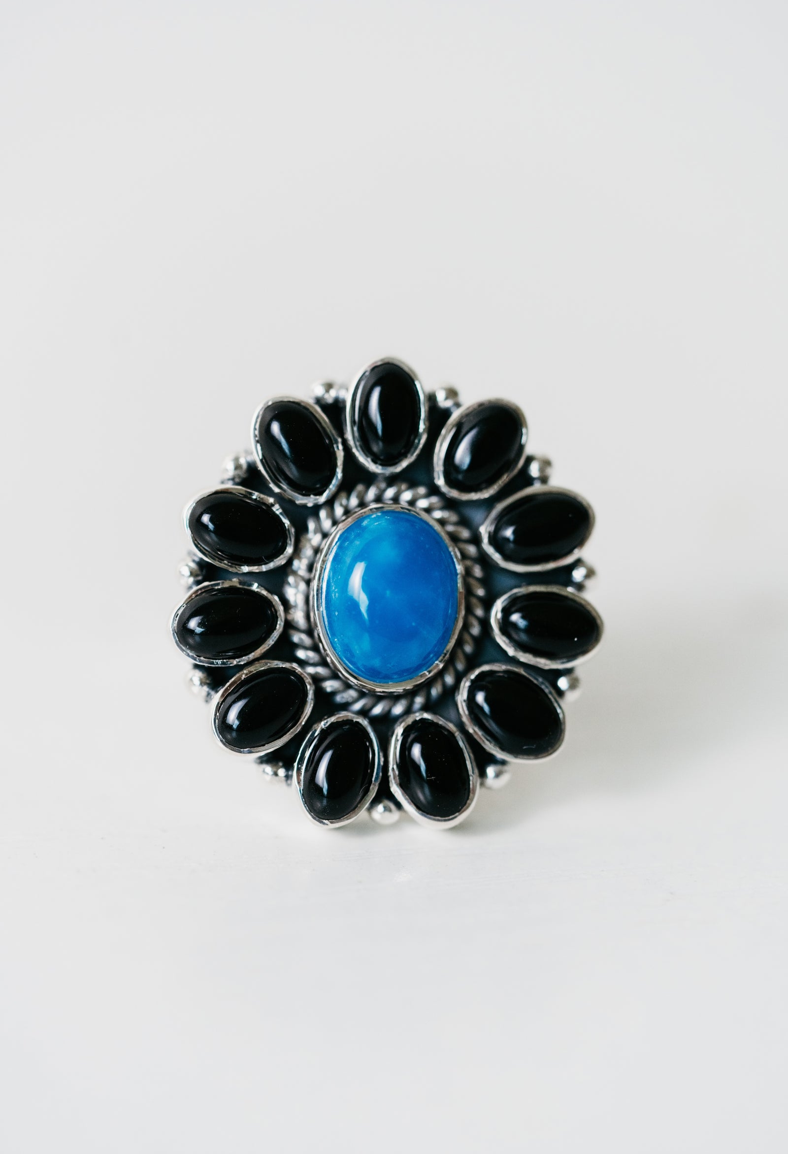 Lubbock Ring | Black Onyx + Smithsonite