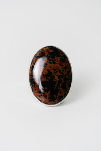 Lulu Ring | Mahogany Obsidian