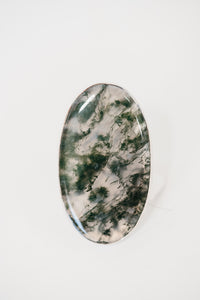Belen Ring | Moss Agate | #2