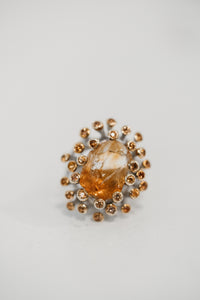 Jiah Ring | Gold Citrine