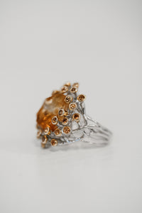 Jiah Ring | Gold Citrine