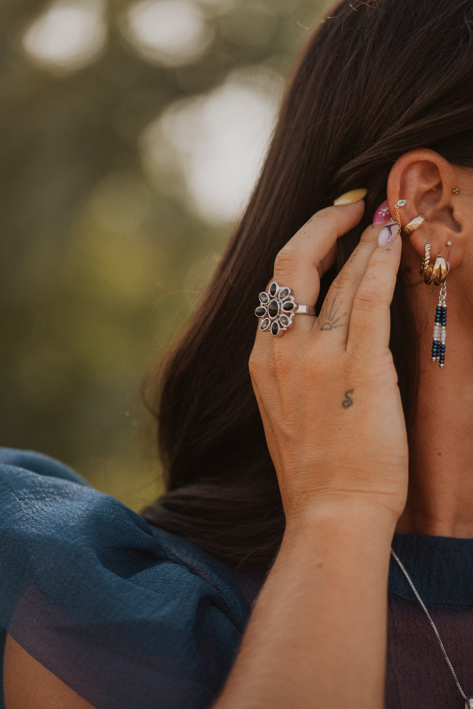 Bonanza Ring | Black Onyx + Mystic Quartz
