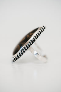 Blaze Ring | Blackout Jasper