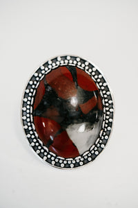 Tonnalli Ring | African Bloodstone