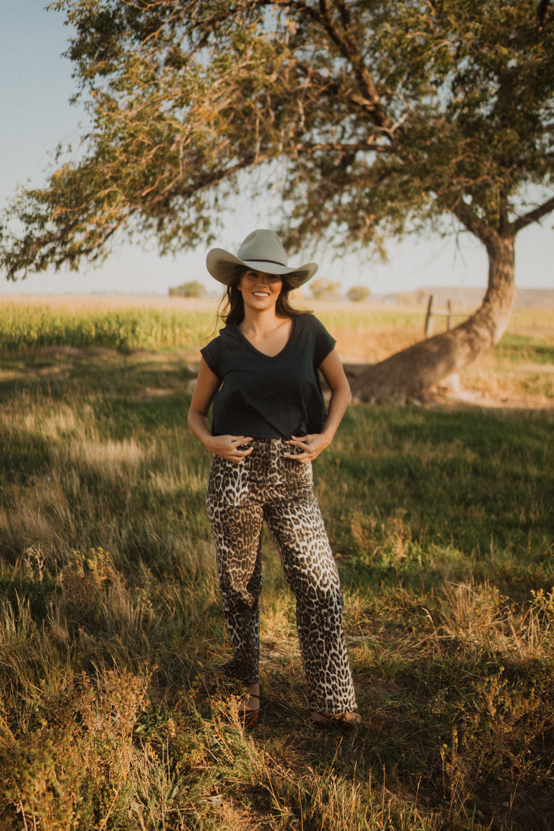 Leopard Print Pants