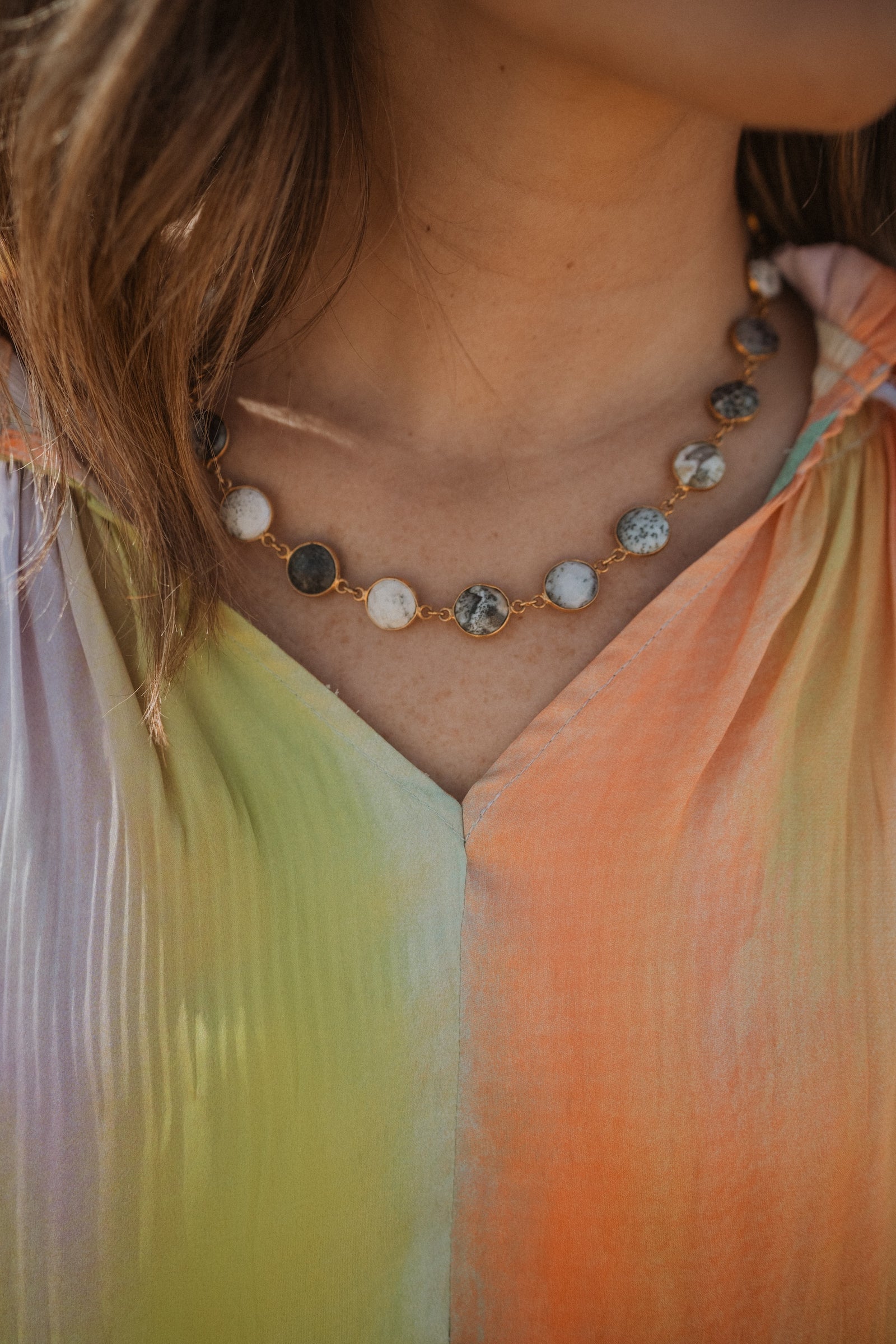 Jan Necklace | Dendritic Opal | #2