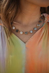 Jan Necklace | Dendritic Opal | #2