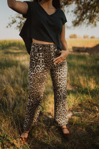 Leopard Print Pants