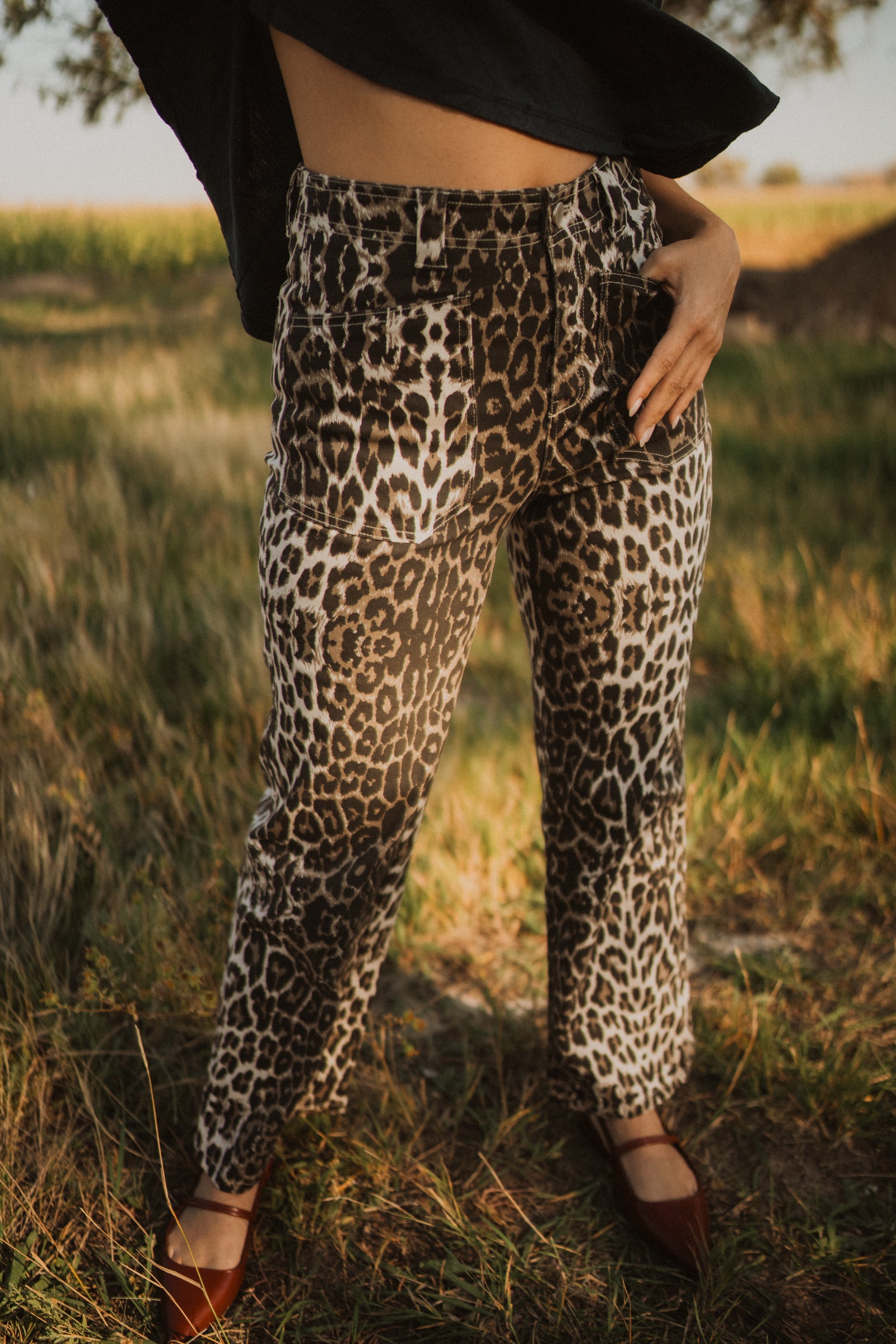 Leopard Print Pants