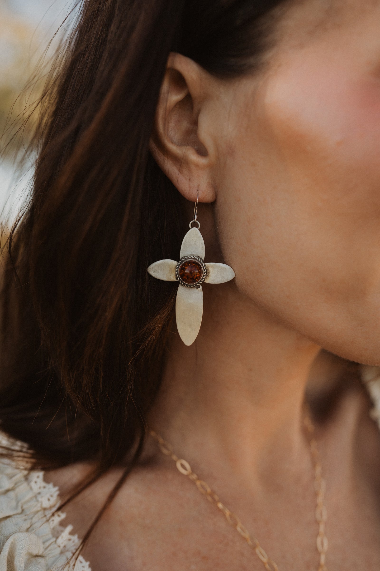 Flame Flower Earrings