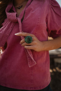 Finch Ring | Malachite