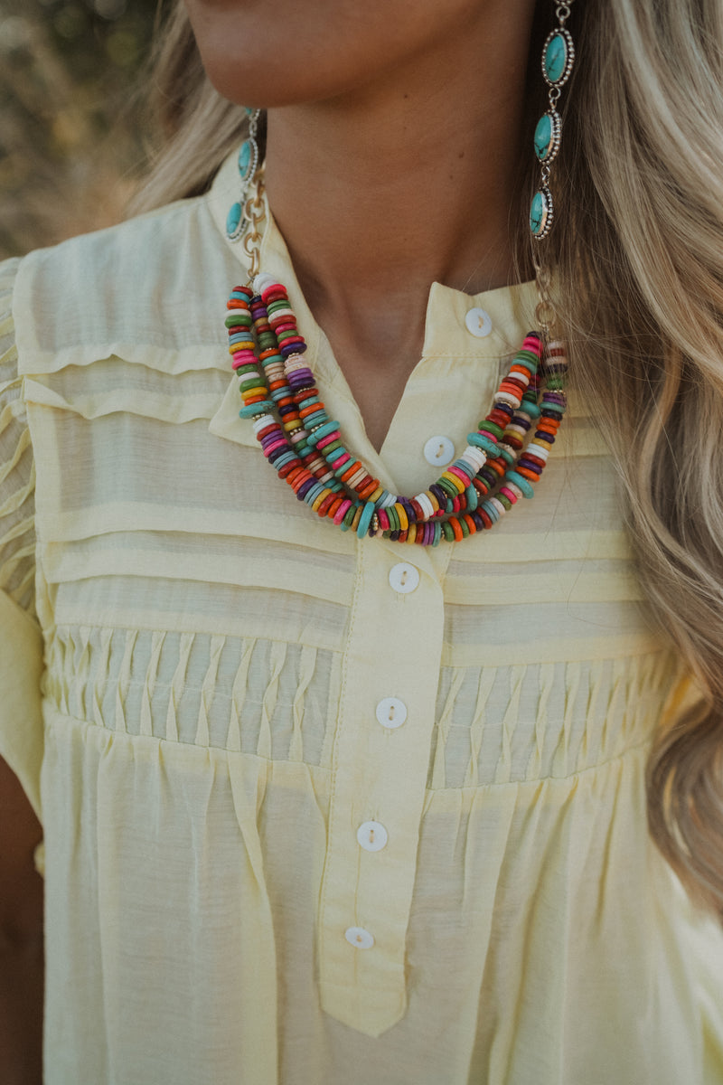 Summer Necklace | Triple Strand