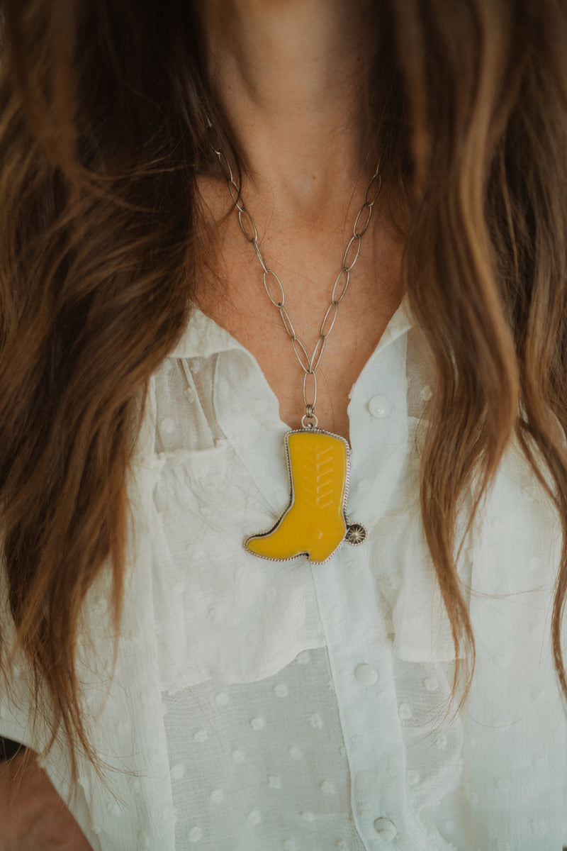 Cowboy Boot Necklace | Shelly Chain