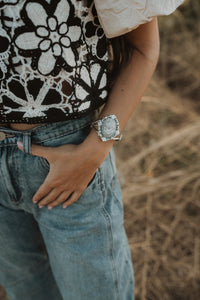 Jane Cuff | Crazy Lace Agate