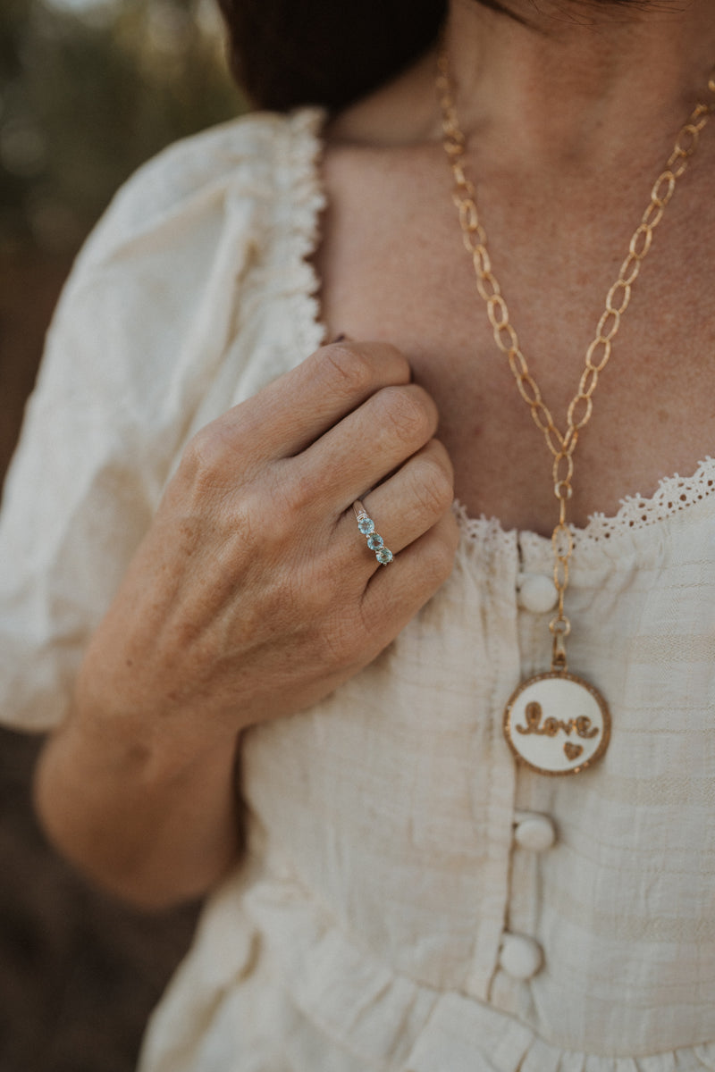 Shoshanna Ring | Blue Topaz