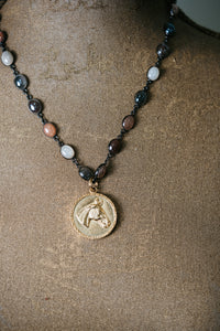 El Caballo Necklace | Multi Moonstone