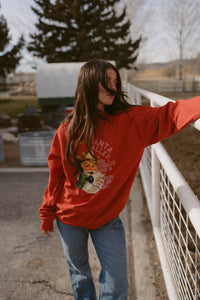 Cowboy For Xmas Crewneck