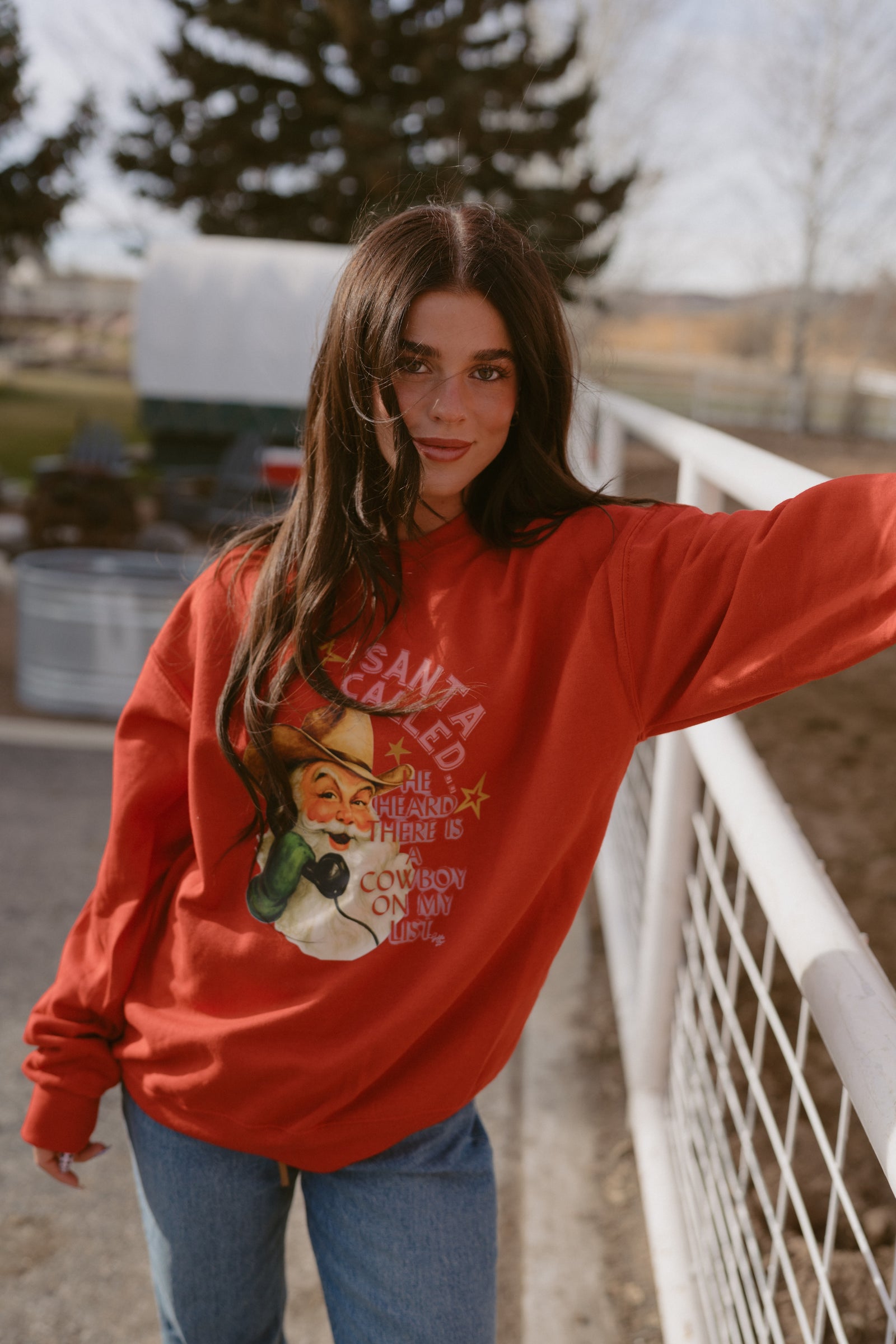 Cowboy For Xmas Crewneck