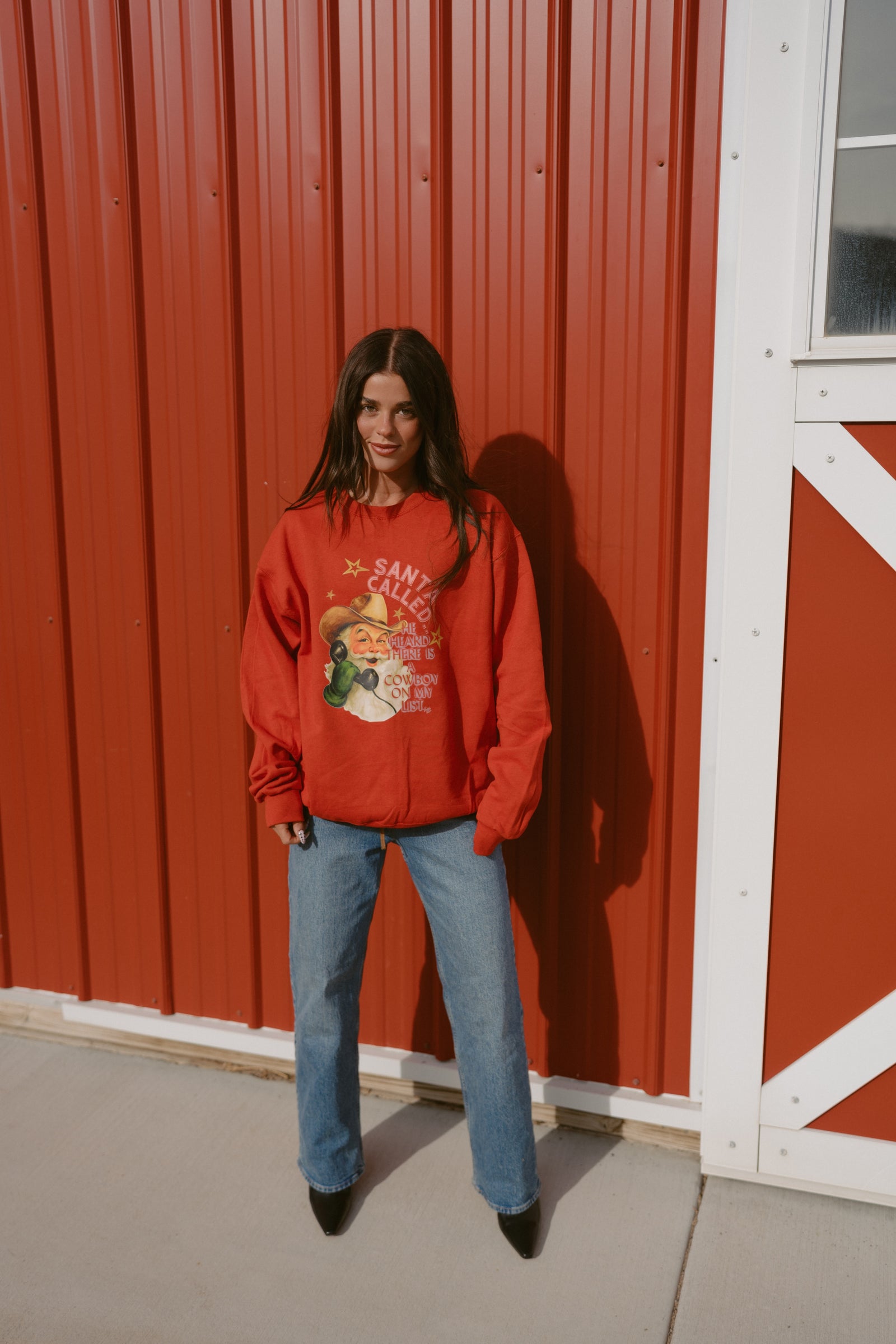 Cowboy For Xmas Crewneck