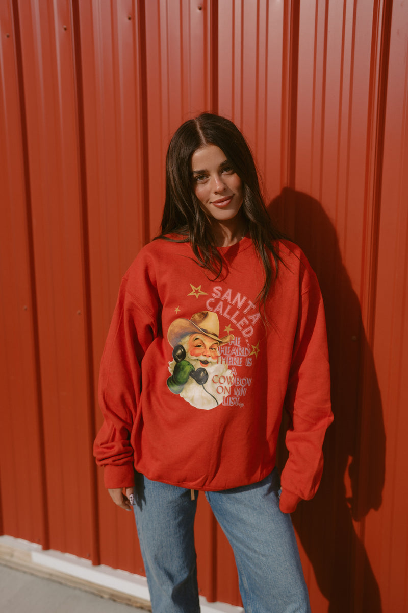 Cowboy For Xmas Crewneck