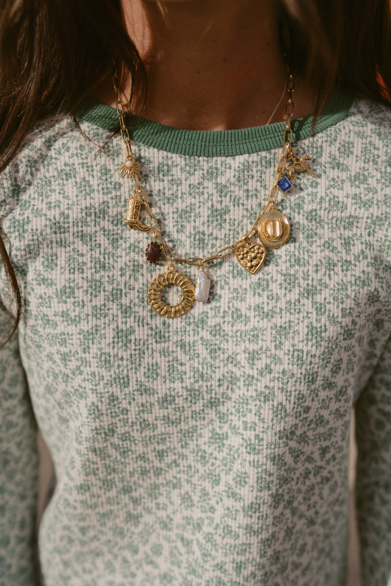 Love Love Charm Necklace