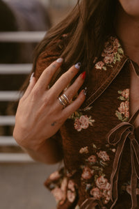 Swirl Ring | Silver + Gold