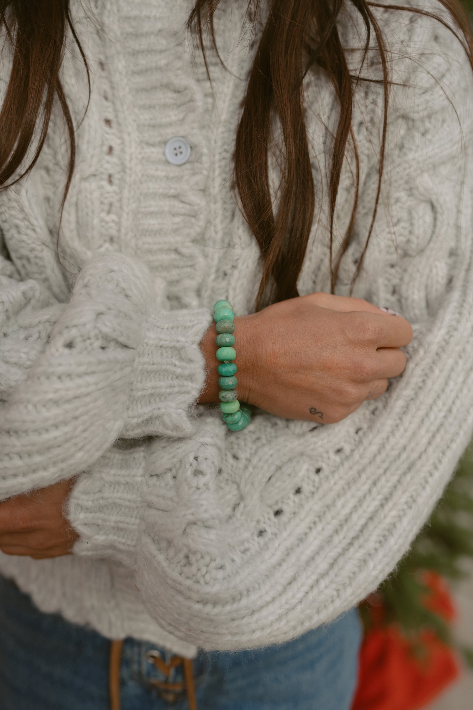 Green Chrysoprase Bracelet