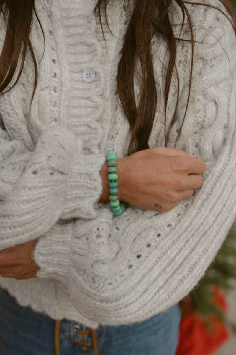 Green Chrysoprase Bracelet