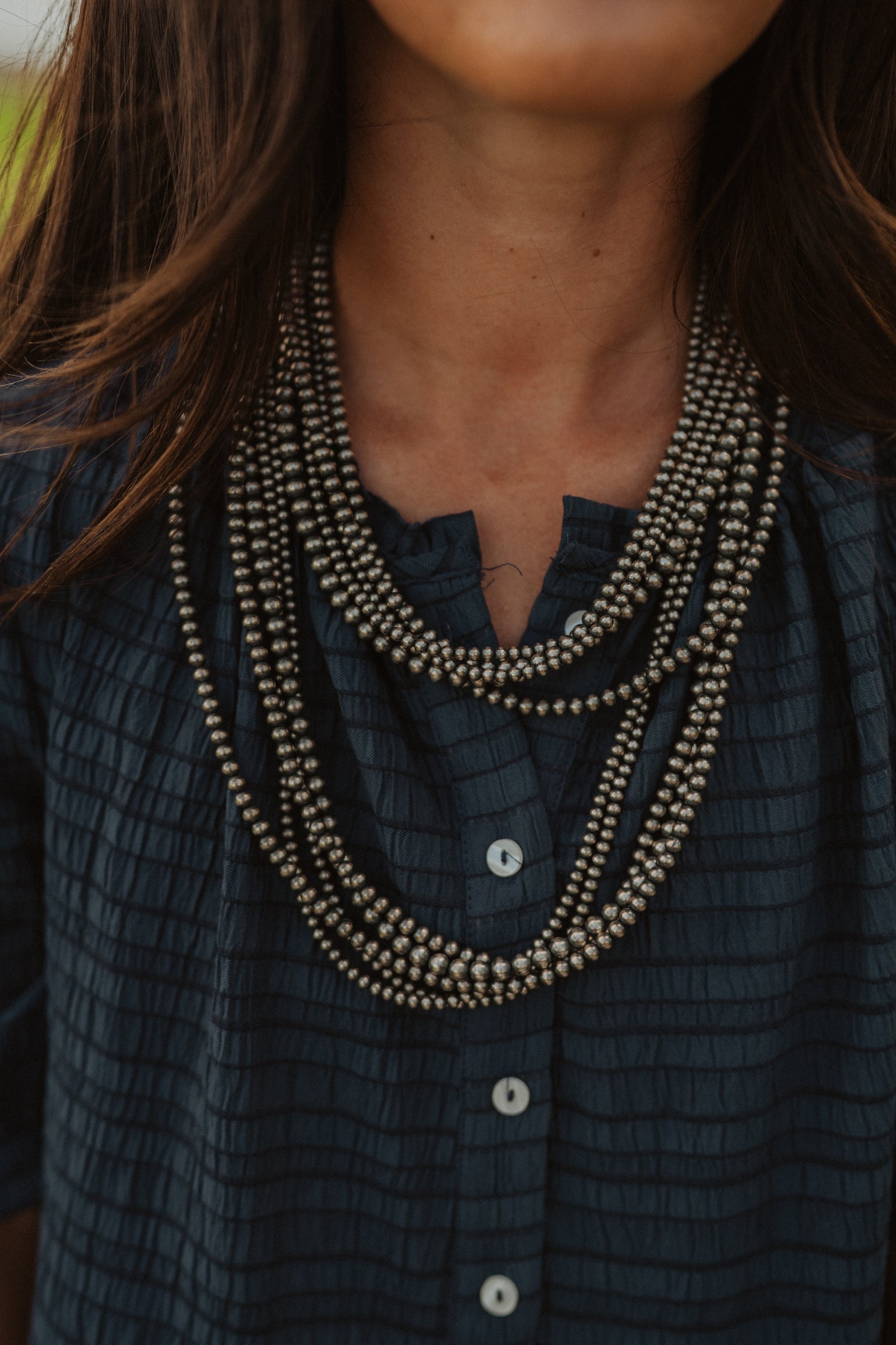 Portman Necklace | 5 Strand | 36 inch