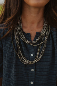 Portman Necklace | 5 Strand | 36 inch