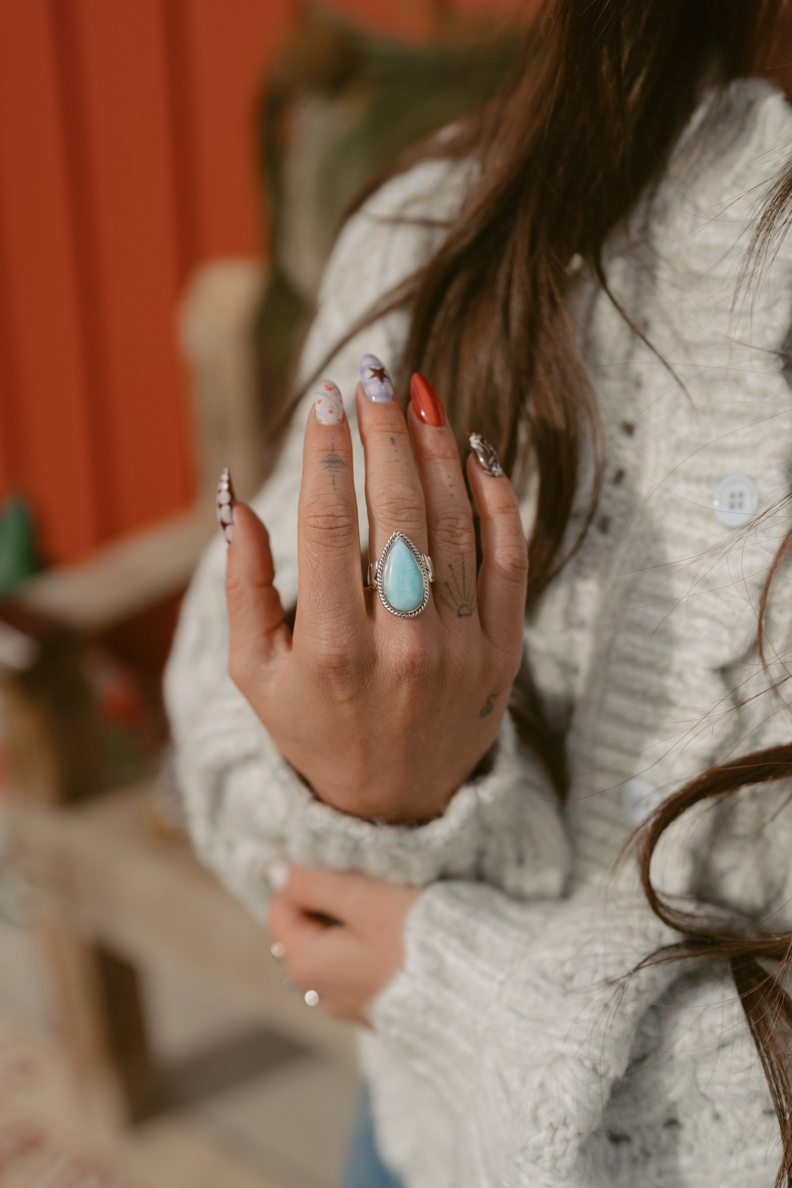 Kingfisher Ring | Larimar