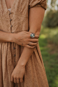 Ciel Ring | Howlite Chrysocolla